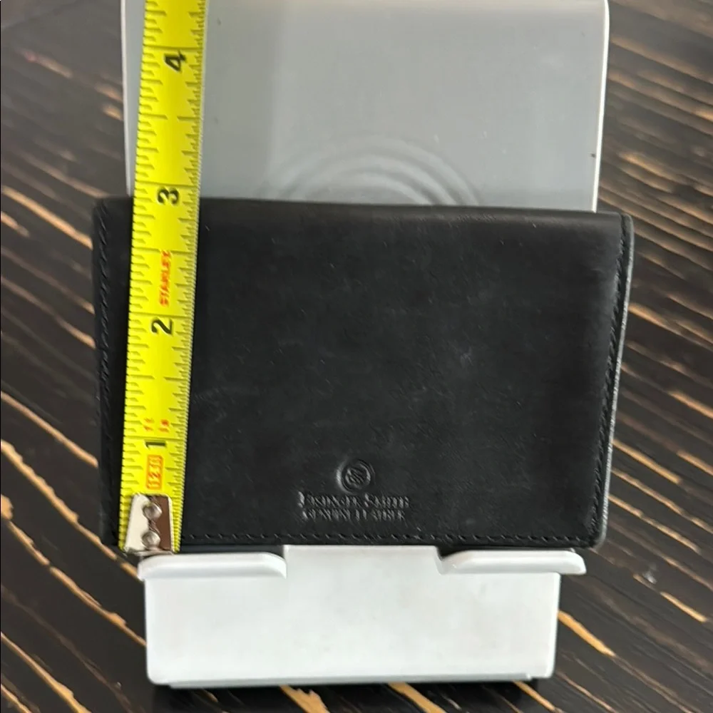 Eisinger Smith Men’s Genuine Leather Wallet Card Holder ID pocket slot Black